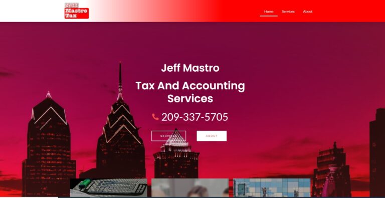 Jeff Mastro Tax Screenshot